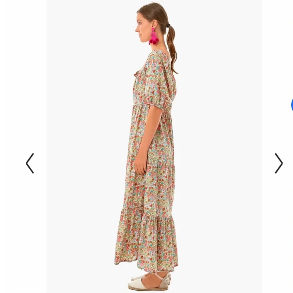 NWT Roller Rabbit Elysian Day Zara Puff Sleeve Poplin Dress - Picture 7 of 14